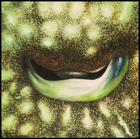 Augenblick eines Tintenfisches Acryl auf Leinwand;
30 x 30 cm